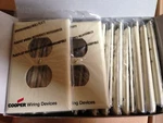 (50 Pc) Cooper Duplex Receptacle 1 Gang Oversize Mid Wallplate PJ8V Ivory. Fixed Price $18.99.