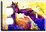 Wild Horses In Love Art Light Switch Outlet Wall Plates Country Home Room Decor. Fixed Price $23.39.