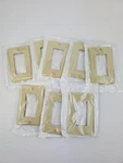 Leviton Almond 122-80401-NW Standard Thermoplastic Wallplate Gang (lot Of 11). Fixed Price $30.00.