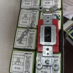 CASE/10 Leviton 1221-2L 20 Amp Industrial Single Pole Locking Toggle Switch Br. Fixed Price $45.99.
