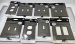 Somerset Decorator Switch Outlet Cover Wall Plate Brushed Nickel Lot Of 8. Fixed Price $35.00.
