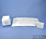Leviton 80725-W White 2-GANG Blank Unbreakable Wallplate Cover Box Mount 25PCS. Fixed Price $40.84.