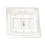 White Arch Triple Rocker Decorator Gfci Light Switch Wallplate Outlet Cover. Fixed Price $19.99.