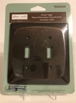 New Allen + Roth 2-GANG Dark Oil-rubbed Bronze Double Toggle Plate 0364636. Fixed Price $9.99.