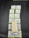 12NEW Leviton 5604-2I Decora Rocker Way Switch Quiet Ivory 15A 120/277V Lot. Fixed Price $49.99.