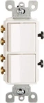 New Leviton 5643-W Decora Traditional 3-WAY Combination Ac Switch 120/277 Volt. Fixed Price $17.99.