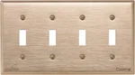 Cooper Wiring Long Standard Switch Plate Gang Rose Color 4-1/2" Qty 5 93074CUR. Fixed Price $53.00.
