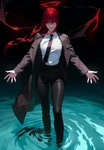 Anime Makima Chainsaw Man Water Gaming Mat Desk 8079. Fixed Price $36.99.