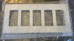Lutron Claro (CW-5-WH) 5-GANG Decorator /rocker Switches Wall Plate 1 White. Fixed Price $30.00.
