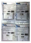 (qty 33) Vanco 120817X 1-GANG Decor Style Brush Bulk Cable Wall Plate White -new. Fixed Price $489.00.