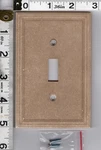 Questech Somerset Collection Cornice Model In Sienna Color Toggle Swtich Plate. Fixed Price $9.99.