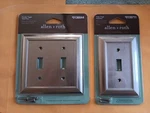 Allen + Roth Cosgrove Toggle Switch Wall Plate Dark Oil Rubbed Bronze Lot Of 2. Fixed Price $9.99.
