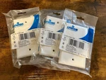 Lot Of 3 New Leviton 1-PORT Wall Plates 41080-1WP. Fixed Price $20.00.