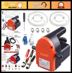 12V 100W Oil Change Pump Extractor Diesel Fluid Transfer Marine Electric. Fixed Price $33.99.