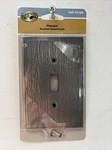 Hampton Bay Light Switch Cover, Pearson, Brushed Nickel Finish. Fixed Price $15.99.