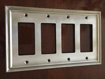 Brainerd Traditional Quad Decorator Satin Nickel Plate W36564-SNE-C Free Ship. Fixed Price $8.75.
