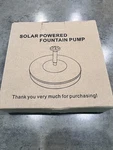Mini Bird Bath Fountain Solar Powered Water Pump Floating Outdoor Pond Garden. Fixed Price $9.00.