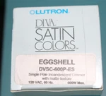 Lutron DVSC-600P-ES Diva Dimmer Switch Eggshell New DVSC600P. Fixed Price $29.98.