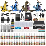 Solong Complete Tattoo Kit Pro Machine Guns 54 336 Piece Set, Black, Silver. Fixed Price $98.64.