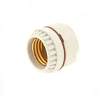 Leviton Medium Base, Two-piece, Keyless, Incandescent, No Size, White. Fixed Price $12.99.