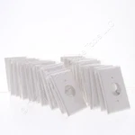 Eaton 2131W White 1-GANG 1.406 Receptacle Single Outlet Thermoset Covers 25-PACK. Fixed Price $28.49.