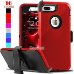 For Iphone 6S 7 8 Plus Shockproof Case Cover W/ Belt Clip + Screen Protector. Fixed Price $9.99.