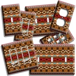 Native Latin Southwest Western Pattern Light Switch Outlet Wall Plate Room Decor. Fixed Price $25.99.