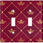 Metal Light Switch Cover Wall Plate For Room Damask Burgundy Crown DAM085. Fixed Price $16.19.