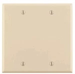 Pk Leviton Almond 2-GANG Standard Thermoset Blank Wall Plate Cover 78025 New. Fixed Price $29.99.