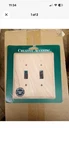 Creative Accents 402U Wood Gang Ash Toggle Wall Plate. Nee. Fixed Price $8.99.