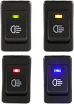 Esupport Car Blue Red Green Yellow Led Fog Light Toggle Rocker Switch Mix. Fixed Price $12.11.