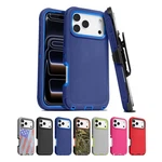 For Iphone Pro MAX/17AIR/17 Defender Heavy Duty Rugged Belt Clip Cover Case. Fixed Price $12.89.