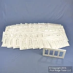 Leviton 80412-W White 4-GANG Residential Decora Gfci Wallplate Covers 50-PACK. Fixed Price $123.49.