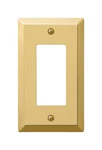 Amerelle 163RBR Century Polished Brass 1-GANG Stamped Steel Rocker Wall Plate. Fixed Price $7.67.