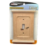 Amerelle Decor Collection Light Switch Cover Unfinished Wood Wallplate 178TUN. Fixed Price $9.95.