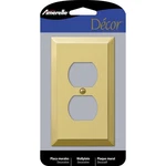 Amerelle 163DBR Stamped Steel Single-gang Duplex Receptacle Wallplate. Fixed Price $7.60.