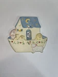 New Ceramic Noah's Ark Light Switch Plate Kathy Orr Baby Nursery Kids Charpent. Fixed Price $18.00.