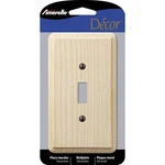 Amerelle 401T Contemporary Unfinished Beige 1-GANG Wood Toggle Wall Plate. Fixed Price $8.72.