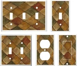 Italian Tuscan Tile Colors #5 Image Light Switch Cover Plate Ot Outlet Pick. Fixed Price $7.49.