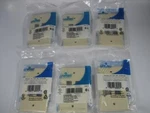 Leviton 41080-4IP Ivory Single Gang Wallplate 4-PORT *lot Of 6* New. Fixed Price $20.99.
