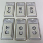 Allen + Roth Cosgrove Double Outlet Wall Plate For Light Switch Lot (6X) - White. Fixed Price $39.95.