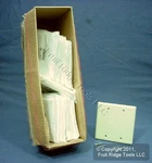 Leviton 86025 Ivory 2-GANG Blank Plastic Standard Wallplate Cover Box Mount 25PC. Fixed Price $23.74.