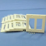 Cooper 2152A Almond 2-GANG Decorator Thermoset Wallplates Gfci Gfi Cover 10PCS. Fixed Price $18.99.