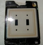 Weybridge Color Decor 2 Gang Toggle Wall Plate - Beige. Fixed Price $7.99.
