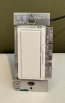 Lutron Diva Dimmer Switch Single Pole DVELV-300P-WH White Left Tabs. Fixed Price $44.01.