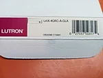 Lutron GRX-4GRC-A-GLA Grafik Eye Replacement Cover, Finish-gloss, Light Almond. Fixed Price $49.00.