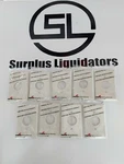 9 Pcs Cooper Lt Almond 1.406" Mid-size Unbreakable Wallplate Covers PJ7LA. Fixed Price $9.95.
