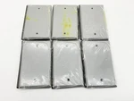 New Lot Of 6 Bell 5173-0 Single Gang Blanket Cover. Fixed Price $29.95.