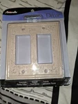Amerelle - Textured Faux Stone Double Rocker Cover. Fixed Price $6.99.
