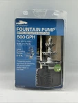 Smart Pond Fountain Pump With Low Water Shut Off 500GPH Aquaponics Hydroponics. Fixed Price $49.99.